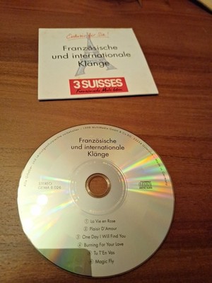 CD Französische u Internationale Klänge 3 Suisses La Vie en Rose Plaisir D'Amour