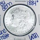 1884 O BU UNCIRCULATED MORGAN SILVER DOLLAR AUTHENTIC U.S.MINT FREESHIPPING 6021