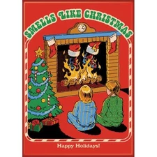 STEVEN RHODES SMELLS LIKE CHRISTMAS MAGNET 2.5” X 3.5” NEW