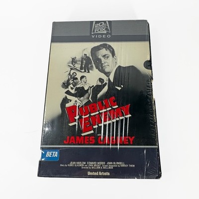 Public Enemy Betamax Beta Tape James Cagney Vintage Classic Film