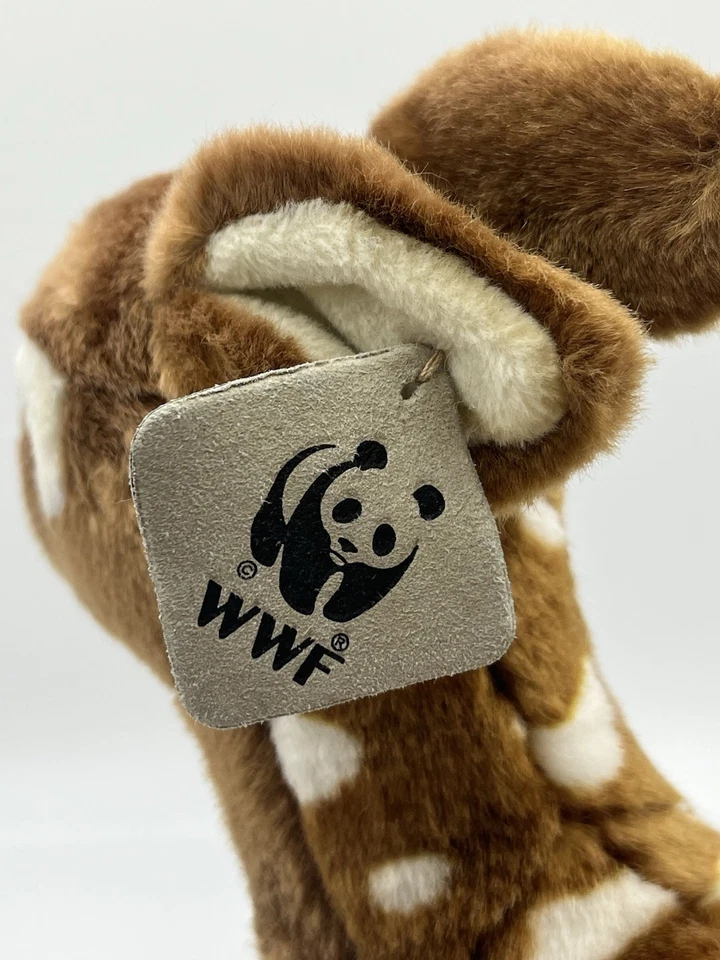 WWF Bambi Plüschtier Tierfigur Vintage 1989 Selten Stofftier 30cm mit Etikett - Bild 4 von 4