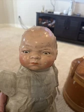 ANTIQUE Composition Doll BYE LO BABY Grace Storey Putnam MARKED BODY Lot HH