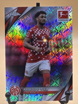 2024-25 Topps Chrome Bundesliga ToppsFractor Armindo Sieb #72 FSV Mainz 05 /52