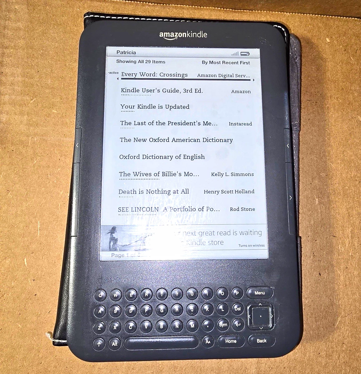 25+ Amazon Kindle Keyboard 3rd Generation eBook Readers for sale