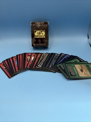 Star Wars CCG Premiere Limited Edition 60 Card Starter deck 1995 Decipher
