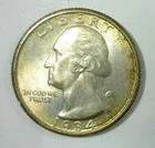 1934 Washington Silver Quarter BU