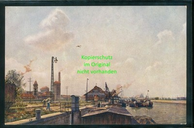 AK REGENSBURG - Luitpoldhafen Zellstoff Fabrik - ca. 1910 - AM91