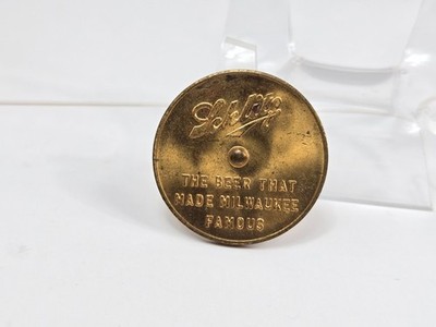 Vintage Puerto Rican Schlitz Beer Spinner ''Usted Paga'' ''You Pay'' Rare