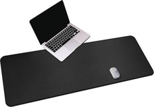 CENNBIE Desk Pads 140 x 50cm Extra Large Gaming XXXL Leather Desk Mat for Full