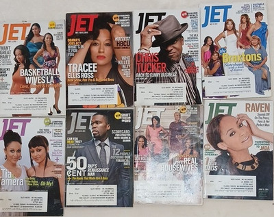JET 2012 Illustrated Celebrity Music Movies & TV Magazine Lot - 8 Issues