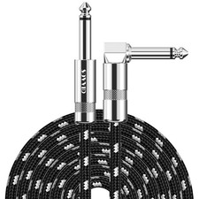 Guitar Cable 20FT Instrument Cord for Electric Bass Keyboard - 1/4 Inch Right...