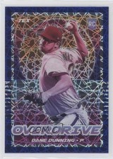 2021 Panini Chronicles Overdrive Blue Velocity Prizm Dane Dunning #16 7at