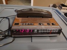 Vintage GE Touch Tone Phone  Clock Radio