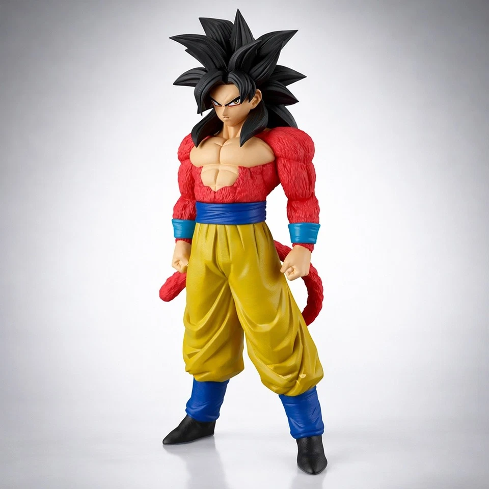 DRAGON BALL BANPRESTO Figurine Statua 19cm GOKU Super Saiyan 4 SOLID EDGE SUKKO
