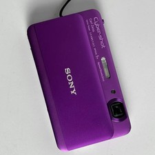 Sony CyberShot DSC-TX66 Digital Camera, 10x Digital Zoom, 18 Megapixels, Purple