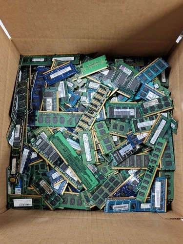 10 lbs Pounds Scrap Computer Memory RAM For Metals Gold Recovery - Untested