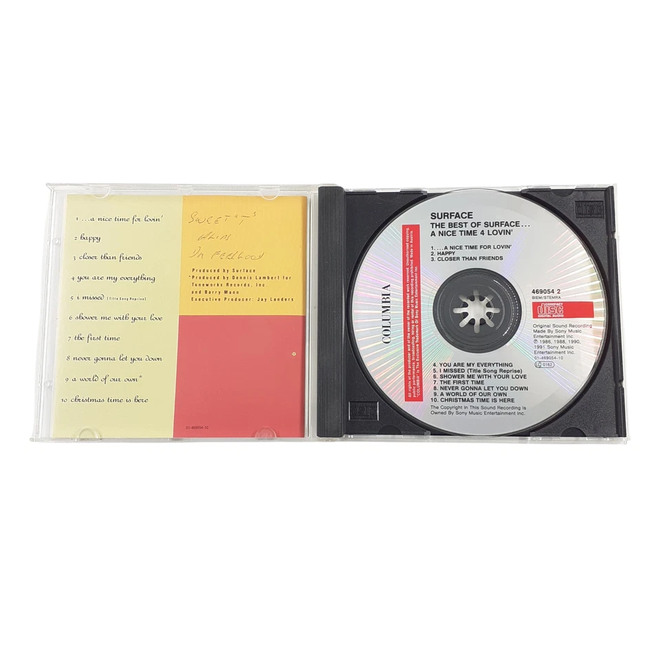 Surface – The Best Of Surface...A Nice Time 4 Lovin'- CD - Zustand sehr gut - Bild 3 von 4