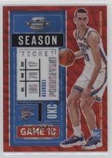 2020 Panini Contenders Optic Rookies Asia Red Wave Prizm Aleksej Pokusevski d4b