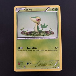 Snivy 2/100 Black and White Pokemon TCG