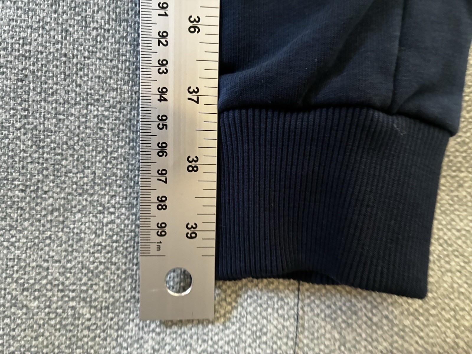 Benjart Mens Navy Blue Fleece Joggers Sweatpants Tracksuit Bottoms Size M image 5