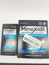 Minoxidil Spray And Serum Bundle 5 Advanced Formula with BIOTIN Read Descr