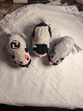 Lot of 3 Zhu Zhu Pets, Yama, Winkie, Spottie. 2 work, all make sounds.