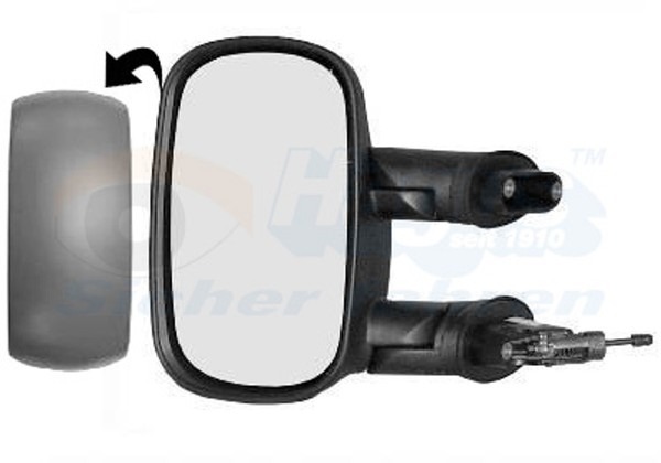 VAN Wezel AußEnspiegel Hagus 1636803 FüR Fiat Doblo Komplettspiegel Konvex JTD-image