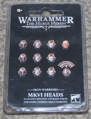 Forgeworld Iron Warriors MKVI Heads The Horus Heresy 30K Games Workshop Neu BNIB
