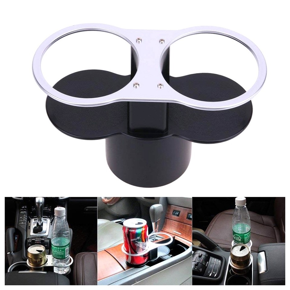 Pvc Sign Frame (AsShown)Car Cup Holder Bottle Holder Dual Cup Stand Auto Plastic | eBay UK