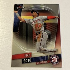 2019 Topps Finest Juan Soto #67 Washington Nationals