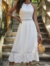 Shein Sun Dress Backless Dress Sz M EUC
