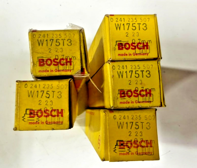 Bosch W175T3 Spark Plug, LOT OF 5