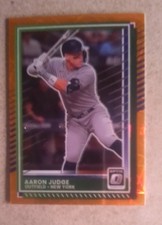 2025 Panini Donruss - Optic Aaron Judge #50 Orange Velocity Prizm