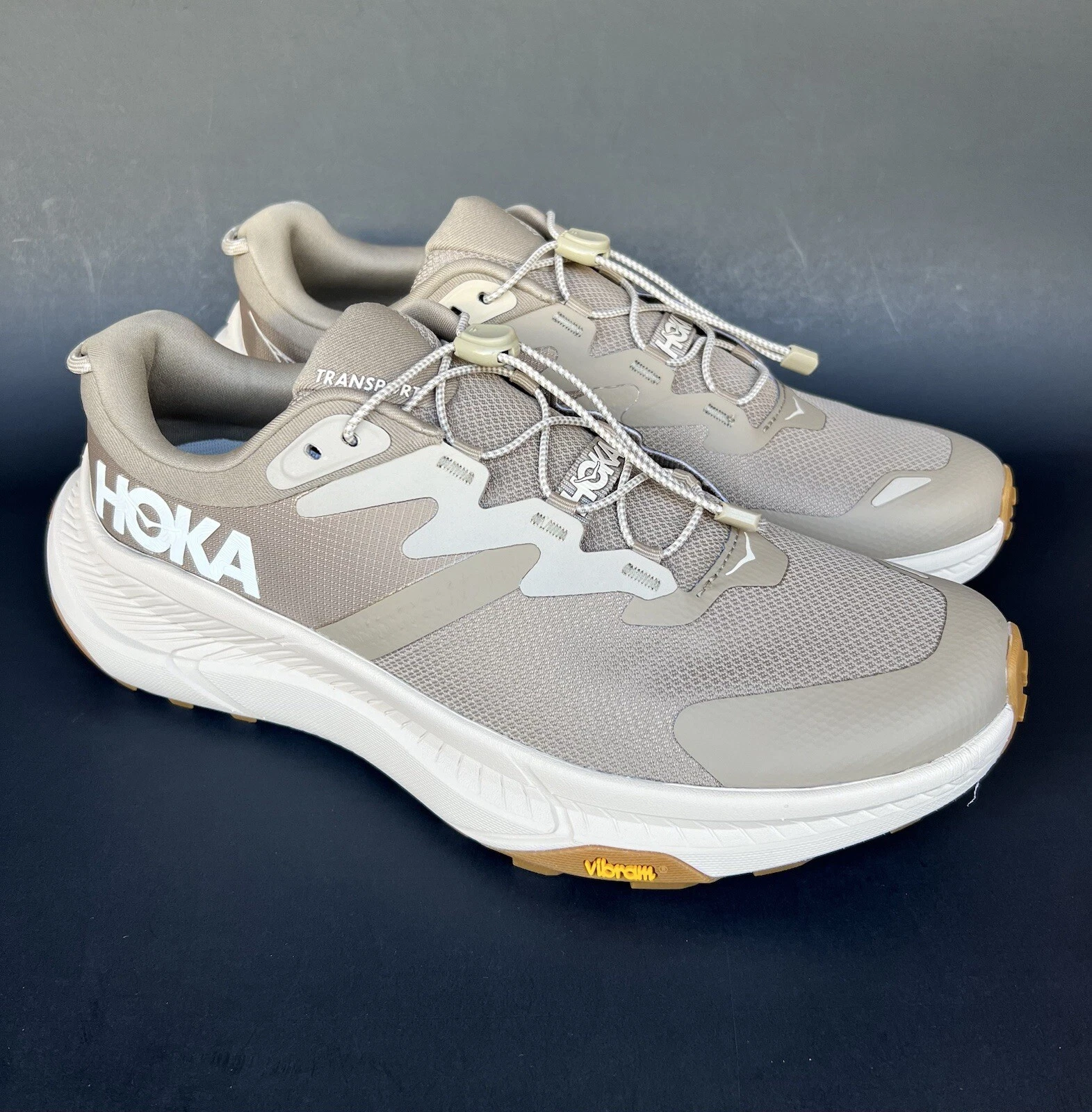 Hoka One One Transport Men's Hiking/Running Shoes Tan 1123153 DEGG NEW
