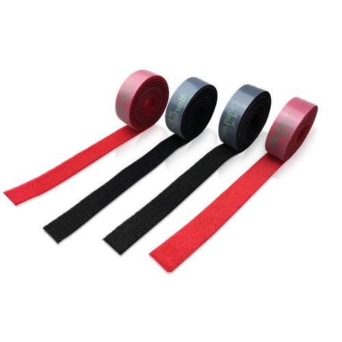 Cable Tidy Double Sided Strap On1shelf®, Cable Organizer Black or Red 15mm x1m - Picture 10 of 15