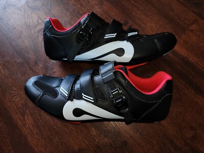 PELOTON INDOOR CYCLING SHOES BLACK-RED SIZE 47 USED | eBay display picture 1