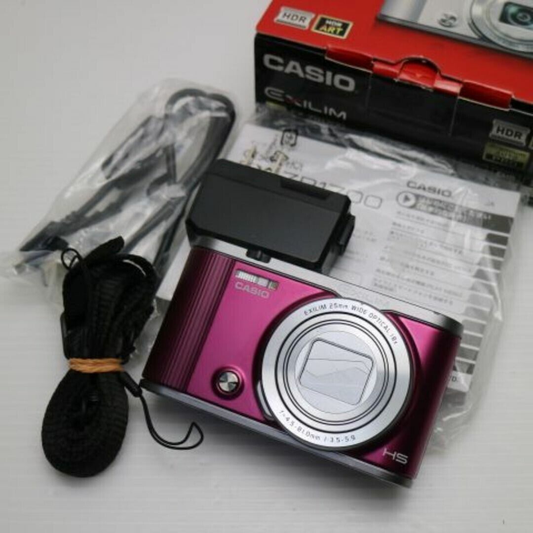 CASIO EXILIM EX-ZR1700 WR Digital Camera Wine Red Used | eBay CASIO EXILIM EX-ZR1700 WR Digital Camera Wine Red Used | eBay