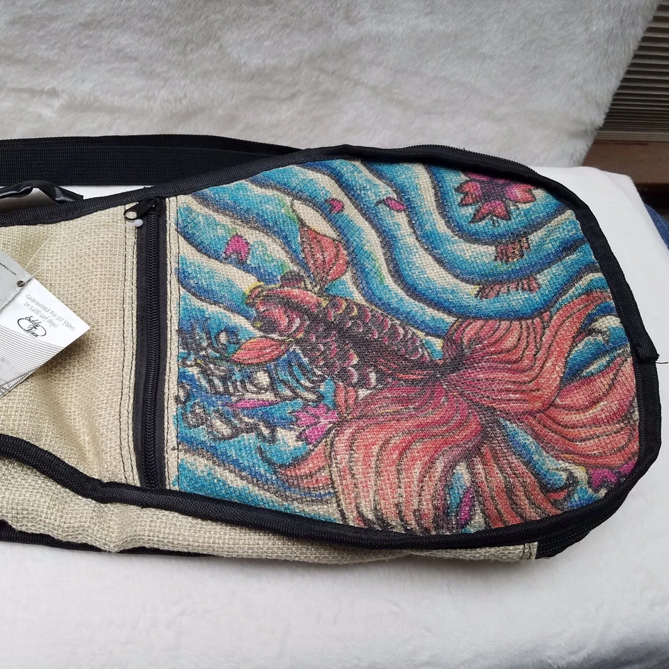 Ukelele acolchado forrado tejido suave tenor personalizado protección contra el agua cáñamo bolsa de playa nuevo Foto 2 de 4