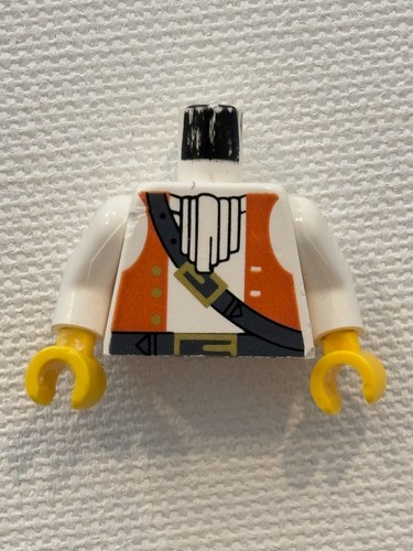 LEGO Pirates Minifigure pi053 Red Beard Brown Vest 1993 Vintage Pirate - Damaged - Picture 7 of 14