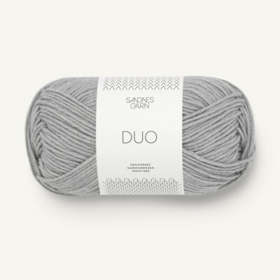 DUO von SANDNES GARN - LYS GRÅ (6030) - 50 g / ca. 115 m Wolle