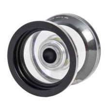 YoYoFactory Overthrow Ultra Strong Polycarbonate with Aluminum Rims Black/Clear