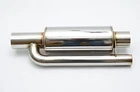 1320 Performance ultra quiet SHORT QW resonator muffler universal 3" inlet out