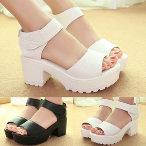 chunky closed toe sandals