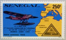 Senegal 1985 848 C149 Aircraft Airplane Commercial Airmail Flight Aviation MNH