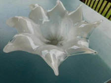 vintage retro Mid Century Modern table centerpiece bowl Viking glass glassware