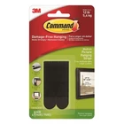 3M COMMAND | Medium Adhesive Black Strips 17201BLK | Damage Free Picture Hanging