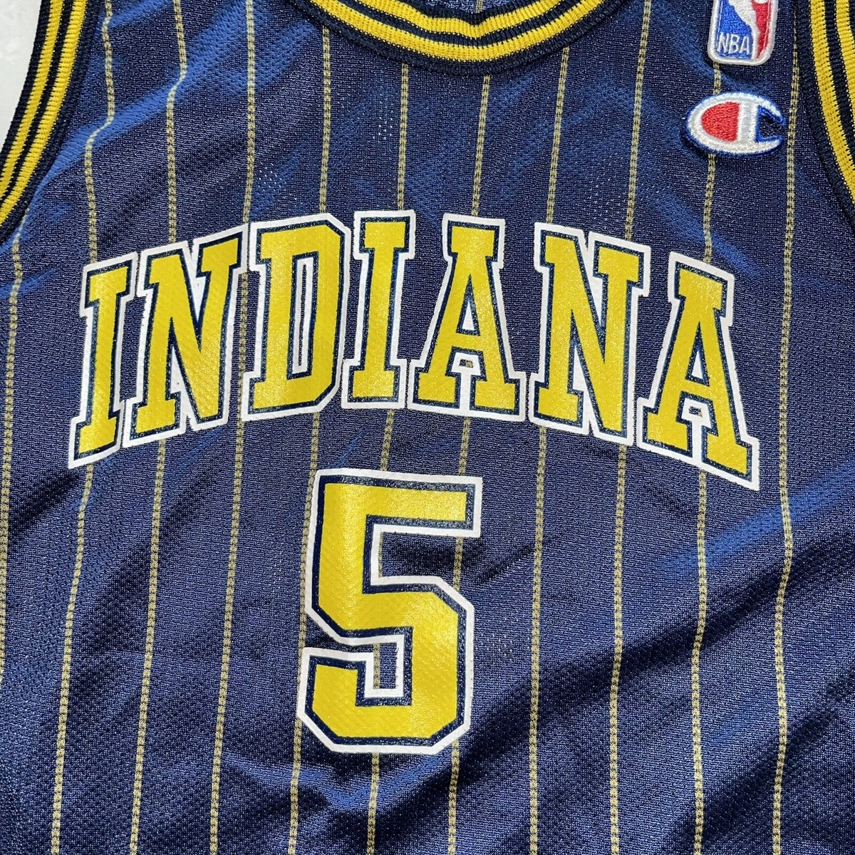 Vintage Champion Indiana Pacers Jalen Rose NBA Jersey Size