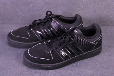 Adidas VS Hoopster Low Damen Sneaker Sportschuhe Gr. 40 schwarz Velours BS242