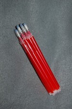 10 St&uuml;ck rote Markier-Stifte f&uuml;r Textilien (verschwindet bei 60&deg; W&auml;sche)