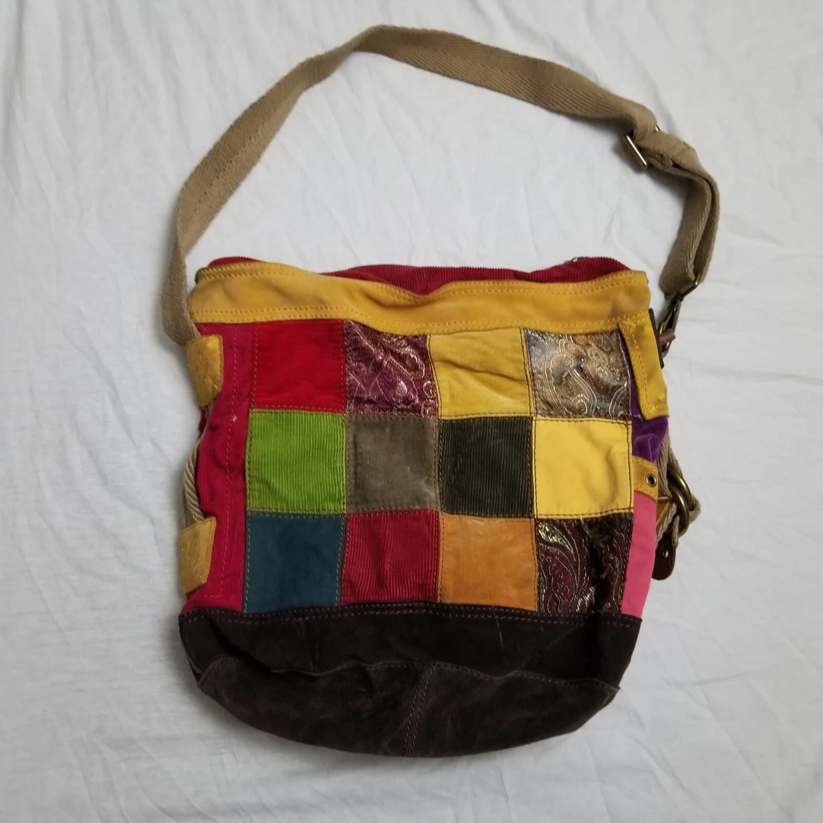 Lucky brand hotsell patchwork hobo